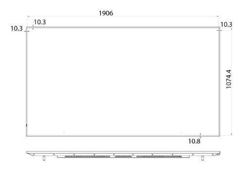 Hisense 86DM66D signage display Digital A-board 86" Wi-Fi 500 cd/m² Full HD Black Android 11 24/7