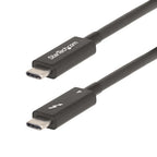 StarTech.com A40G2MB-TB4-CABLE Thunderbolt cable 78.7" (2 m) 40 Gbit/s Black