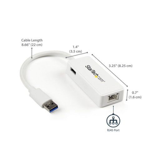 StarTech.com USB31000SPTW network card USB 5000 Mbit/s