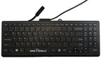 Seal Shield Cleanwipe Pro keyboard Universal USB QWERTY Black