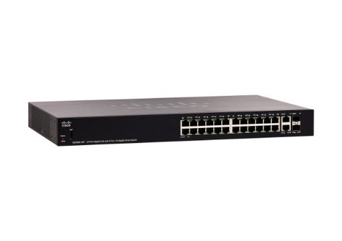 Cisco SG250X-24P-K9AU-RF network switch Managed L2+/L3 Gigabit Ethernet (10/100/1000) Power over Ethernet (PoE) 1U Black