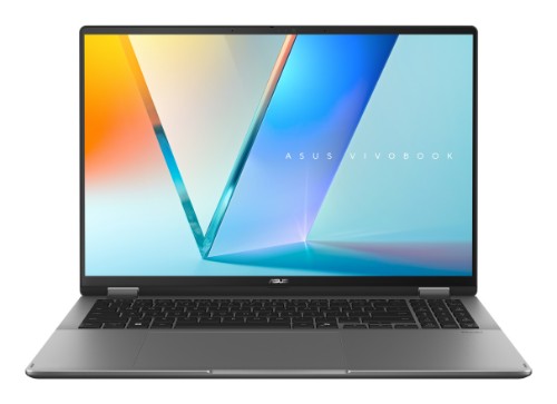 ASUS Vivobook 16 Flip TP3607SA-DS76T Copilot+ PC Intel Core Ultra 7 256V Hybrid (2-in-1) 16" Touchscreen WUXGA 16 GB LPDDR5x-SDRAM 512 GB SSD Wi-Fi 7 (802.11be) Windows 11 Home Black, Gray