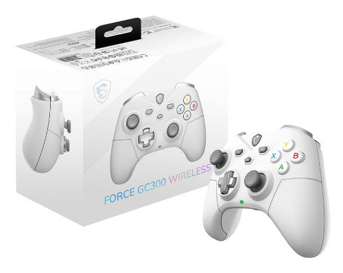 MSI FORCE GC300 WIRELESS WHITE USB 2.0 Gamepad Analogue PC