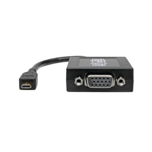 Tripp Lite P131-06N-MICROA video cable adapter 6" (0.152 m) Micro HDMI HD15 Black