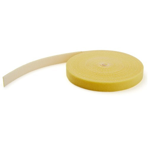 StarTech.com HKLP100YW cable tie Hook & loop cable tie Nylon Yellow 1 pc(s)