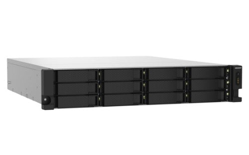 QNAP TS-1232PXU-RP NAS Rack (2U) Ethernet LAN Black Alpine AL-324
