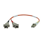 Tripp Lite N458-001-62 InfiniBand/fibre optic cable 11.8" (0.3 m) LC SC Orange