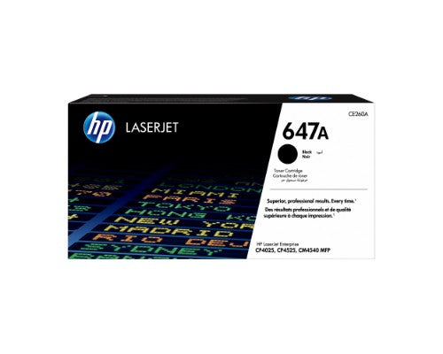 CE260A (647A) Toner black, 8.5K pages