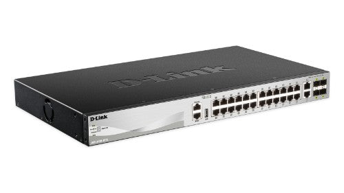 D-Link DGS-3130-30TS network switch Managed L3 Gigabit Ethernet (10/100/1000) Black, Gray