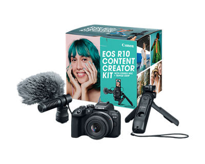 Canon EOS R10 Content Creator Kit MILC 24.2 MP CMOS 6000 x 4000 pixels Black