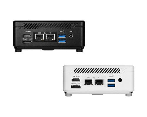 MSI Cubi 12M-016BUS Intel® Core™ i7 i7-1255U DDR4-SDRAM HDD+SSD Workstation Black, White