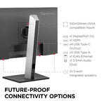 Viewsonic VG Series VG2758-2K computer monitor 27" 2560 x 1440 pixels Quad HD LED Black