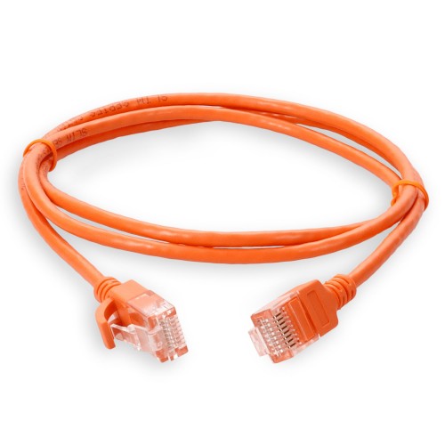 AddOn Networks ADD-10FSLCAT6A-OE networking cable Orange 120.1" (3.05 m) Cat6a U/UTP (UTP) Round