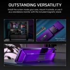 Corsair XENEON EDGE computer monitor 14.5" 2560 x 720 pixels LCD Touchscreen Purple