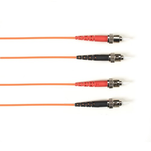 Black Box 20m, ST-ST, Multimode InfiniBand/fibre optic cable 787.4" (20 m) OFNR Orange