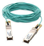 AddOn Networks P06153-B26-AO InfiniBand/fibre optic cable 1181.1" (30 m) QSFP56 AOC Aqua color, Stainless steel