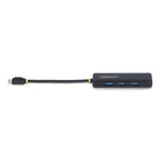 StarTech.com H5C4A-USB-HUB interface hub USB 3.2 Gen 1 (3.1 Gen 1) Type-C 5000 Mbit/s Black