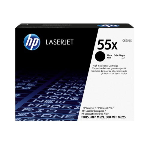 CE255X (55X) Toner black, 12.5K pages
