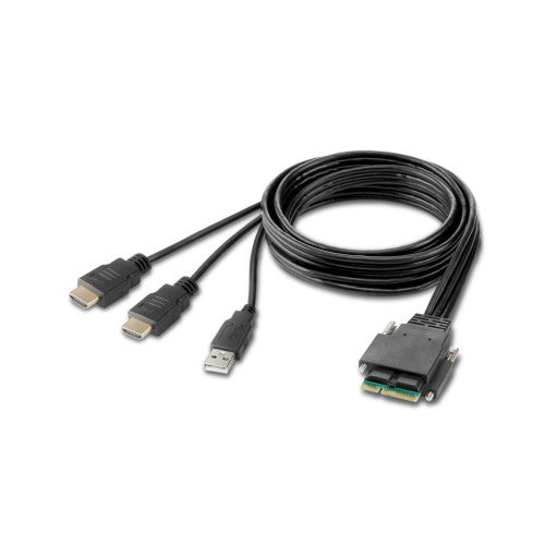 Belkin F1DN202MOD-HH-4 KVM switch Black