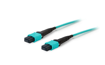 AddOn Networks MPO to MPO, 10m InfiniBand/fibre optic cable 393.7" (10 m) MPO/MTP OFNP Blue