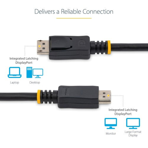 StarTech.com DISPL50CM DisplayPort cable 19.7" (0.5 m) Black