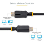StarTech.com DISPL50CM DisplayPort cable 19.7" (0.5 m) Black