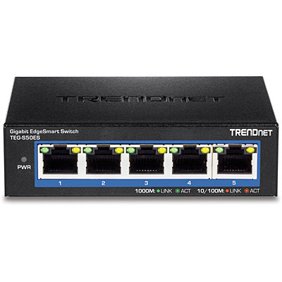 Trendnet TEG-S50ES network switch Managed Gigabit Ethernet (10/100/1000) Black