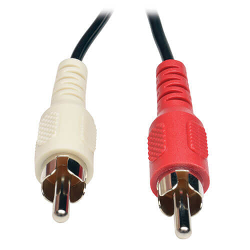 Tripp Lite P316-06N audio cable 5.91" (0.15 m) 2 x RCA 3.5mm Black