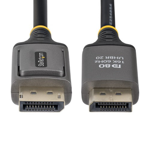 StarTech.com DP21V-2M-DP80-CABLE DisplayPort cable 78.7" (2 m) Black