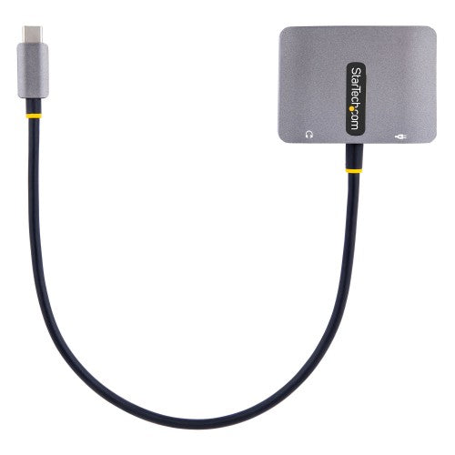 StarTech.com 122-USBC-HDMI-4K-VGA USB graphics adapter 3840 x 2160 pixels Gray