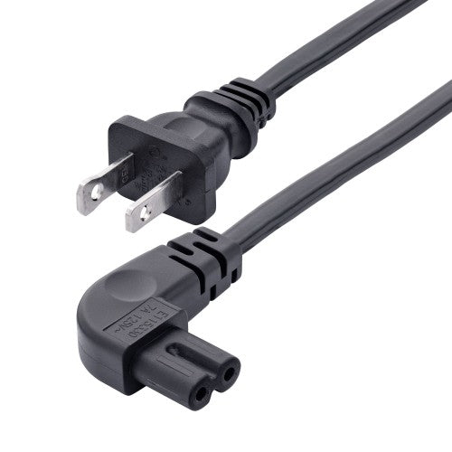 StarTech.com PXT101NB-STRA-10F power cable Black 118.1" (3 m) NEMA 1-15P C7 coupler