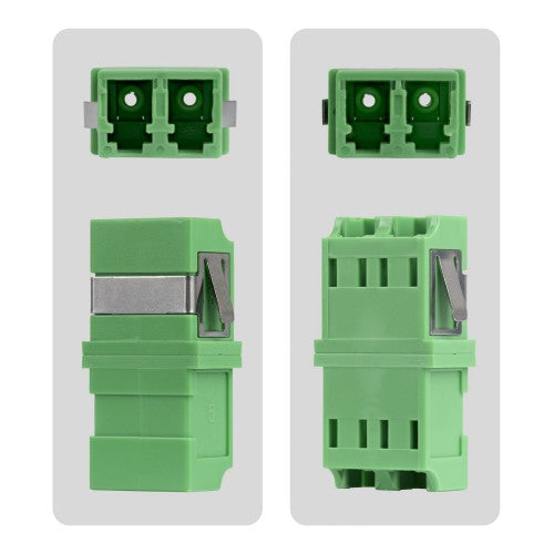 StarTech.com DUPLEXLCAPCNOF fiber optic adapter LC/APC 10 pc(s) Green