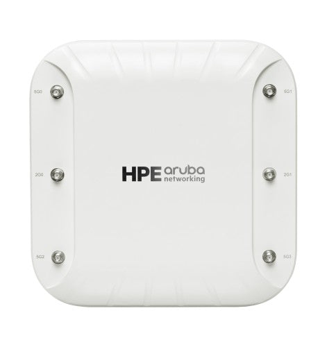 HPE Aruba Networking AP-518 (USF1) Dual Radio 4x4/2x2 Wi-Fi 6 6xRPSMA Connectors Hardened TAA AP