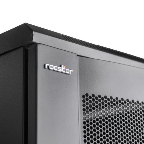 Rocstor Y10E066-B1 rack cabinet 24U Freestanding rack Black