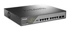 D-Link DSS-200G-10MPP network switch Managed L2 Gigabit Ethernet (10/100/1000) Power over Ethernet (PoE) 1U Black, Gray