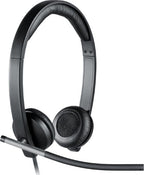 Logitech 981-000518 headphones/headset Wired Head-band Office/Call center Black
