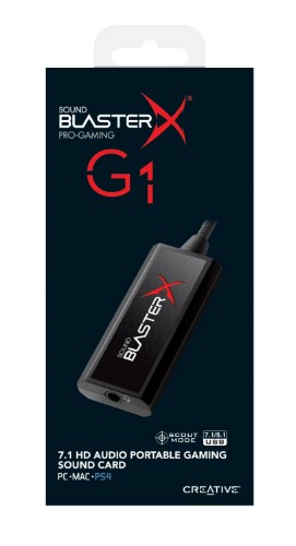 Creative Labs Sound BlasterX G1 7.1 channels USB