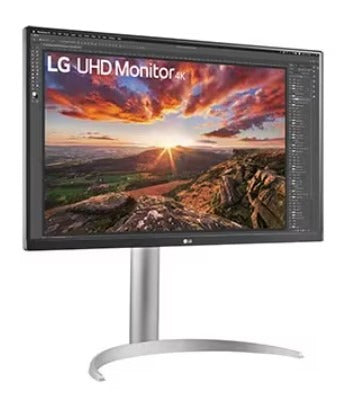 LG 27BP85UK-W computer monitor 27" 3840 x 2160 pixels 4K Ultra HD White