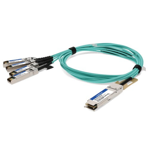 AddOn Networks MFA7A50-C030-AO InfiniBand/fibre optic cable 1181.1" (30 m) QSFP28 4x SFP28 AOC Aqua color