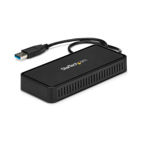 StarTech.com USBA2DPGB laptop dock/port replicator Wired USB 3.2 Gen 1 (3.1 Gen 1) Type-A Black
