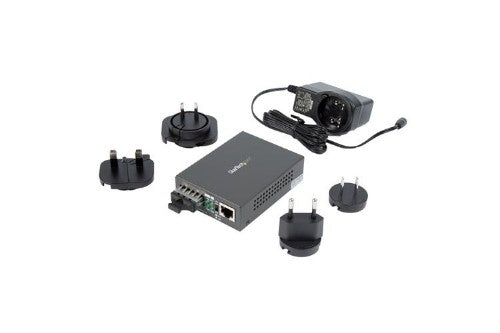 StarTech.com MCMGBSCMM055 network media converter 1000 Mbit/s 850 nm Multi-mode Black