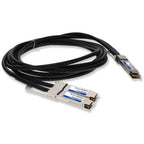 AddOn Networks QDD-2X200G-2M-AO InfiniBand/fibre optic cable 78.7" (2 m) QSFP-DD 2x QSFP56 DAC Black