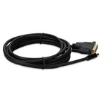 AddOn Networks MINIDP2DVI10F video cable adapter 122" (3.1 m) Mini DisplayPort DVI-D Black