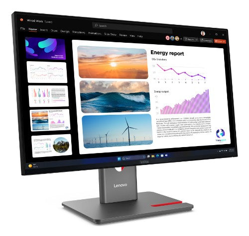 Lenovo ThinkVision P24Q-40 computer monitor 23.8" 2560 x 1440 pixels Wide Quad HD LED Black
