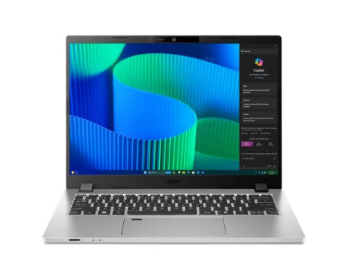 Acer TravelMate P2 P214-56-52BY Intel Core 5 120U Laptop 14" WUXGA 16 GB DDR5-SDRAM 512 GB SSD Wi-Fi 6 (802.11ax) Windows 11 Pro Silver