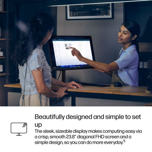 HP ProStudio 4 G1i AI PC Wolf Pro Security Edition Intel Core Ultra 7 265 23.8" 1920 x 1080 pixels All-in-One PC 16 GB DDR5-SDRAM 512 GB SSD Windows 11 Pro Wi-Fi 6E (802.11ax) Black