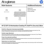 HP Z2 SFF G1i Workstation Desktop PC Wolf Pro Security Edition