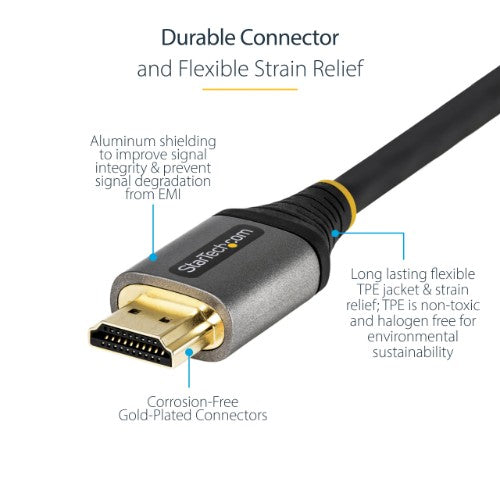 StarTech.com HDMMV4M HDMI cable 157.5" (4 m) HDMI Type A (Standard) Black, Gray