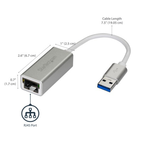 StarTech.com USB31000SA network card Ethernet 2000 Mbit/s