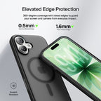 Belkin SheerForce Grip mobile phone case 6.3" Cover Black, Translucent